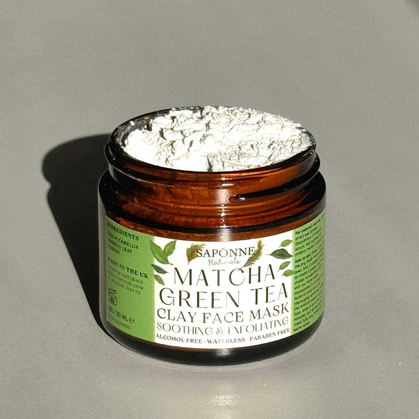 Matcha Green Tea Clay Mask (Soothing & Exfoliating)