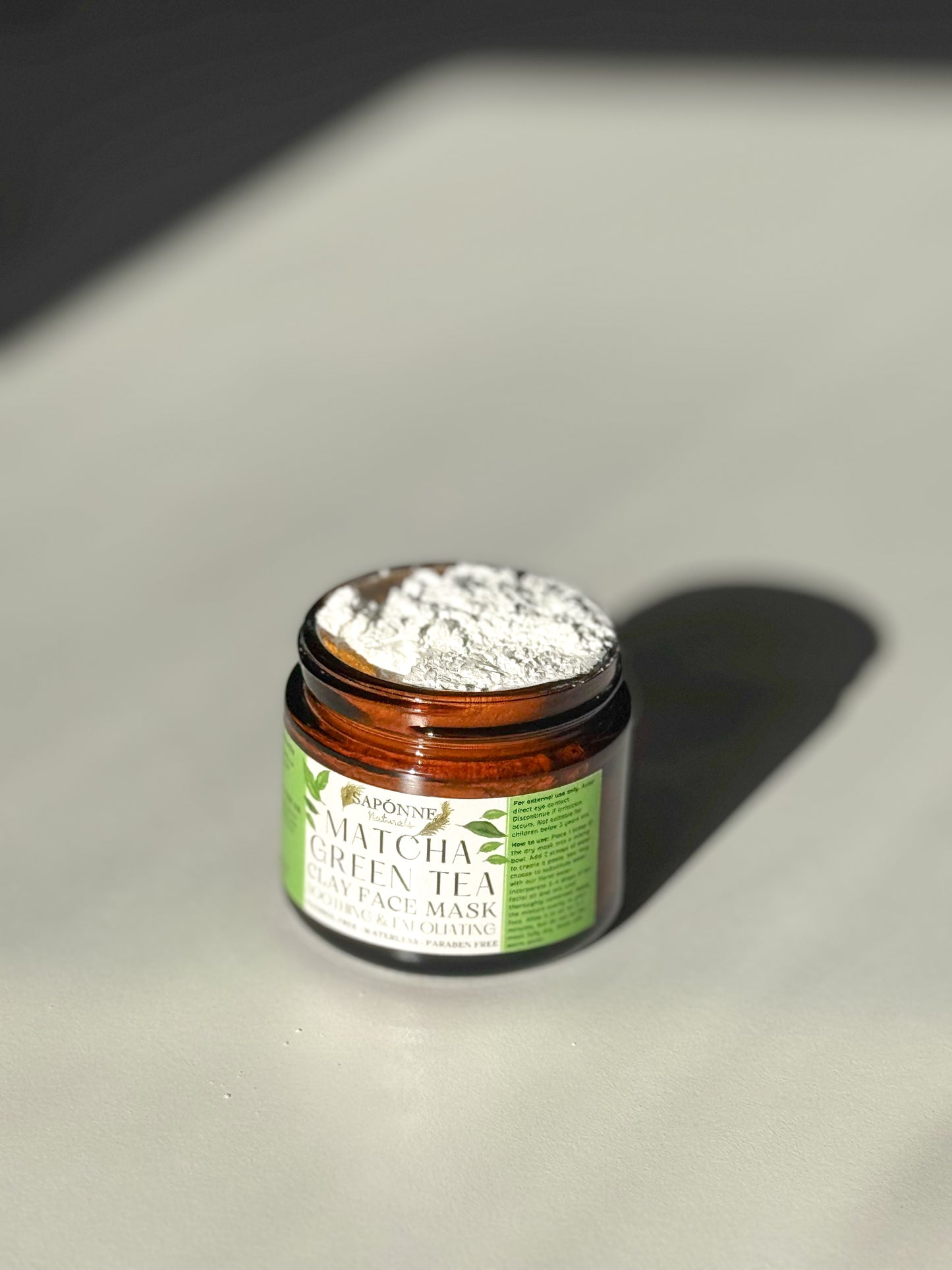 Matcha Green Tea Clay Mask (Soothing & Exfoliating)