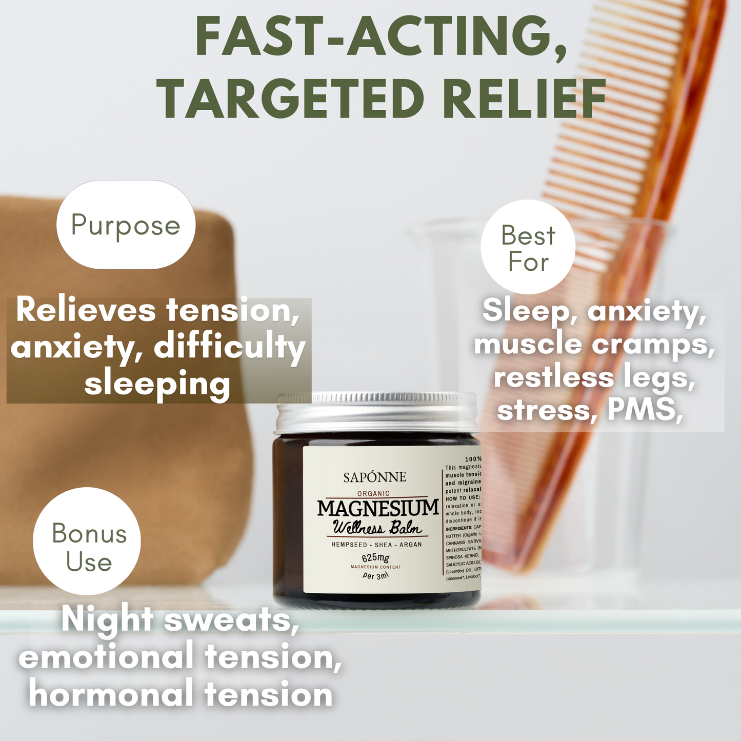 Magnesium Wellness Balm - Saponne Naturals
