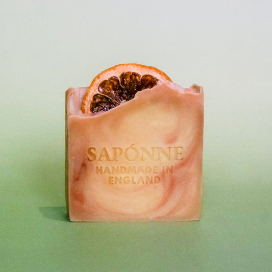 Spiced orange and clove soap by Sapónne