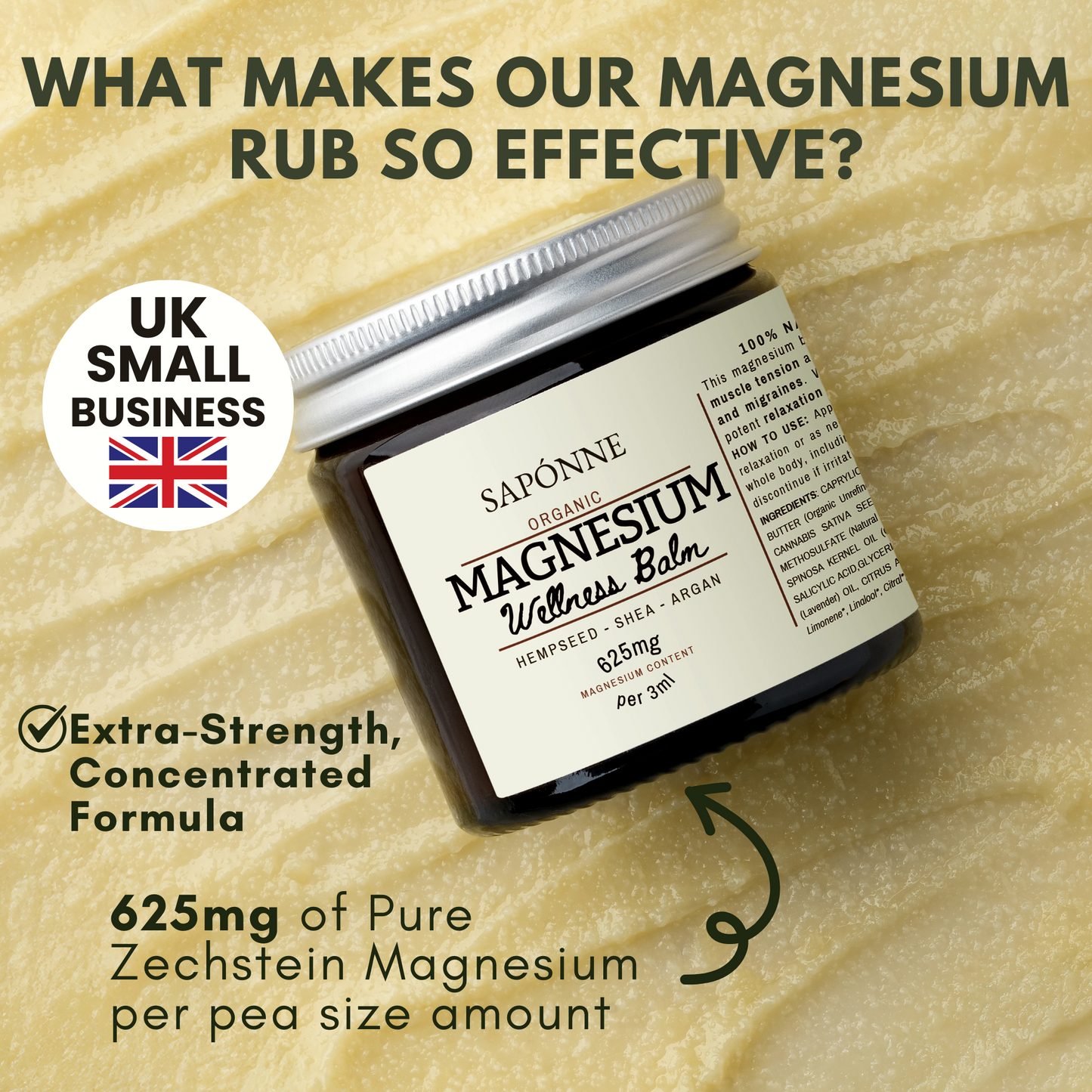 Magnesium Wellness Balm - Saponne Naturals