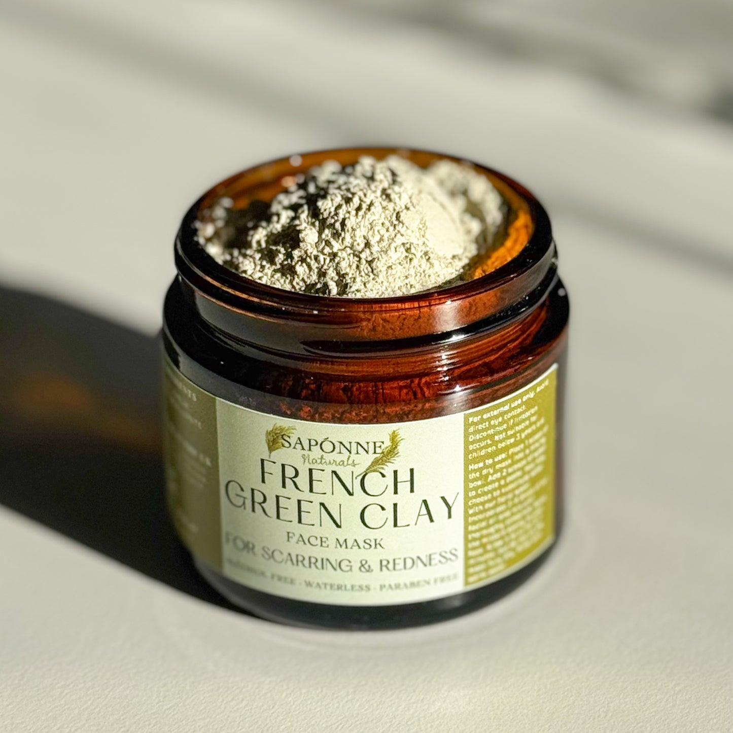 French Green Clay Face Mask (for scarring & redness)