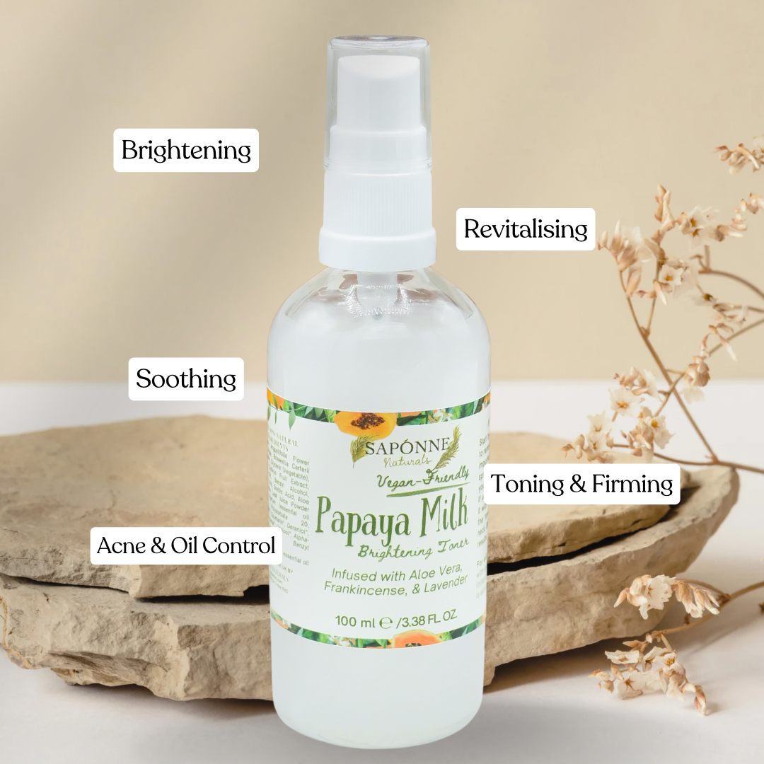 Papaya Milk Face Toner with Aloe Vera - Sapónne Naturals