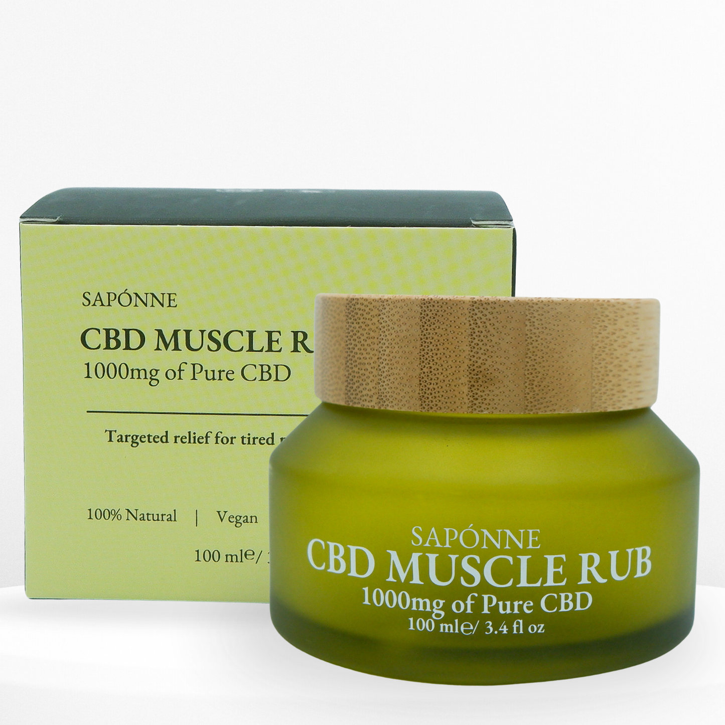 1000mg CBD Balm Jar – High Strength Topical Skincare