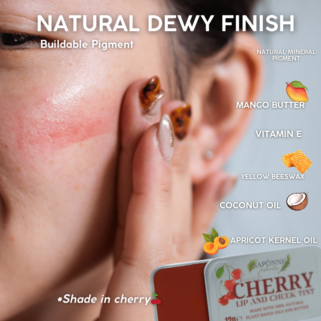 Lip and Cheek Tint - Sapónne Naturals
