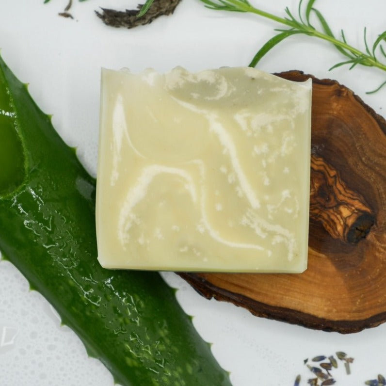 SLS-Free Organic Aloe Vera Soap for Sensitive Skin