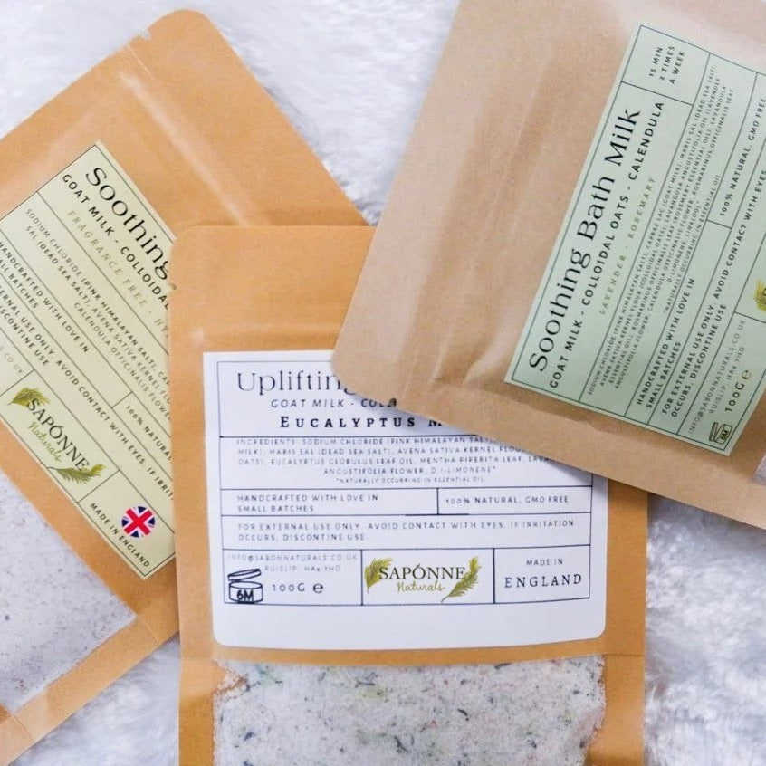 Goat Milk Bath Trio - Sapónne Naturals