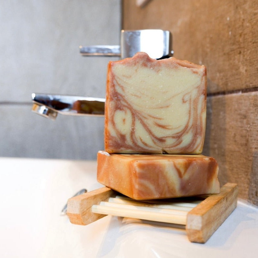 Rose Geranium Goat Milk Soap - Sapónne Naturals