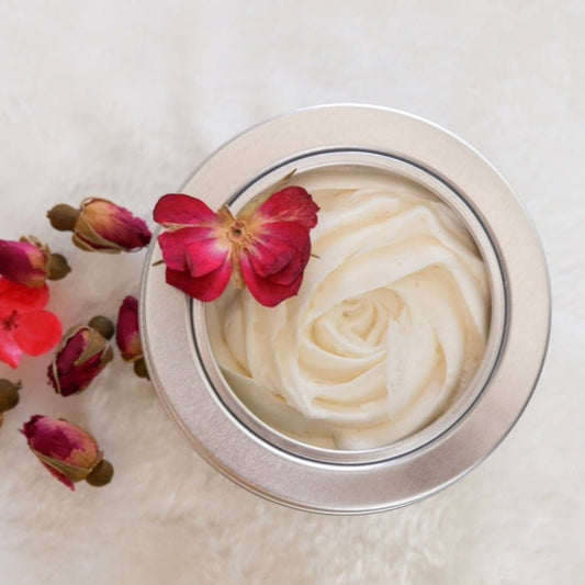 Rose Geranium Triple Butter Body Butter - Sapónne Naturals