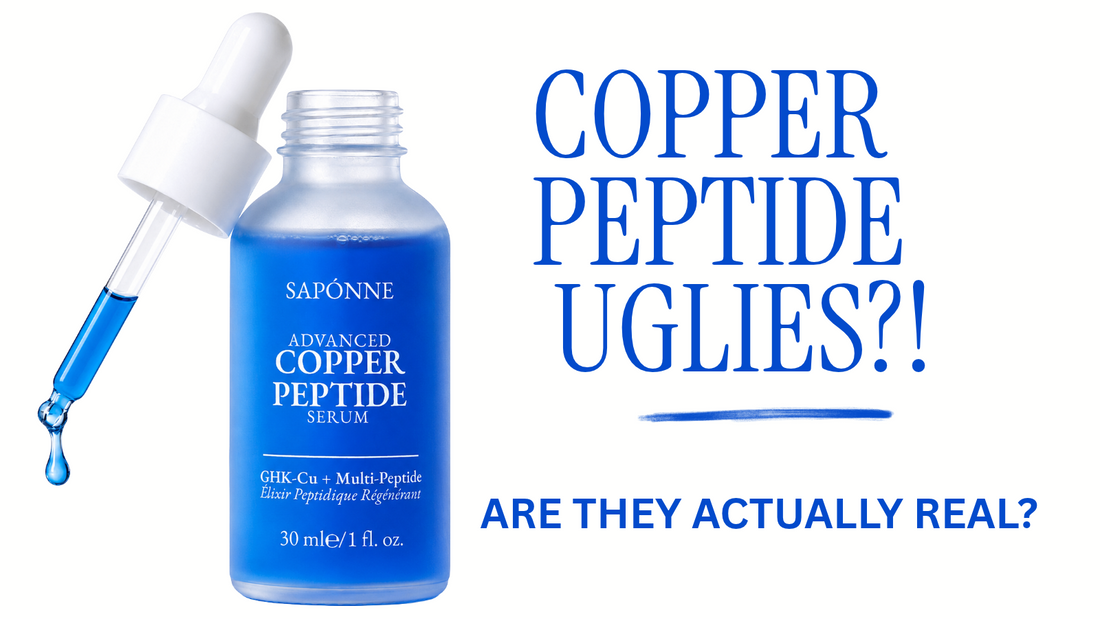 Copper Peptide Uglies guide to GHK-Cu skincare by Sapónne Naturals