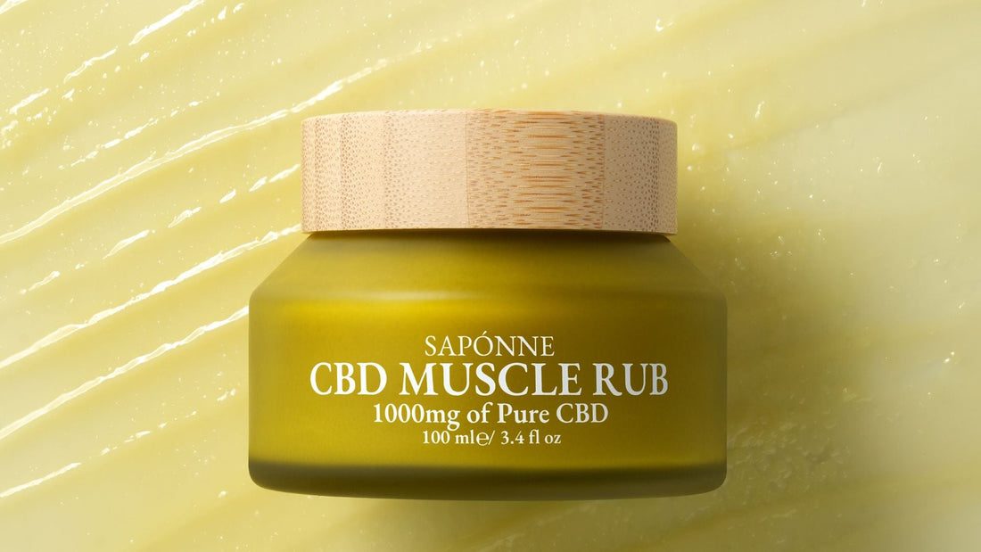 Hemp Muscle Balm with CBD by Sapónne