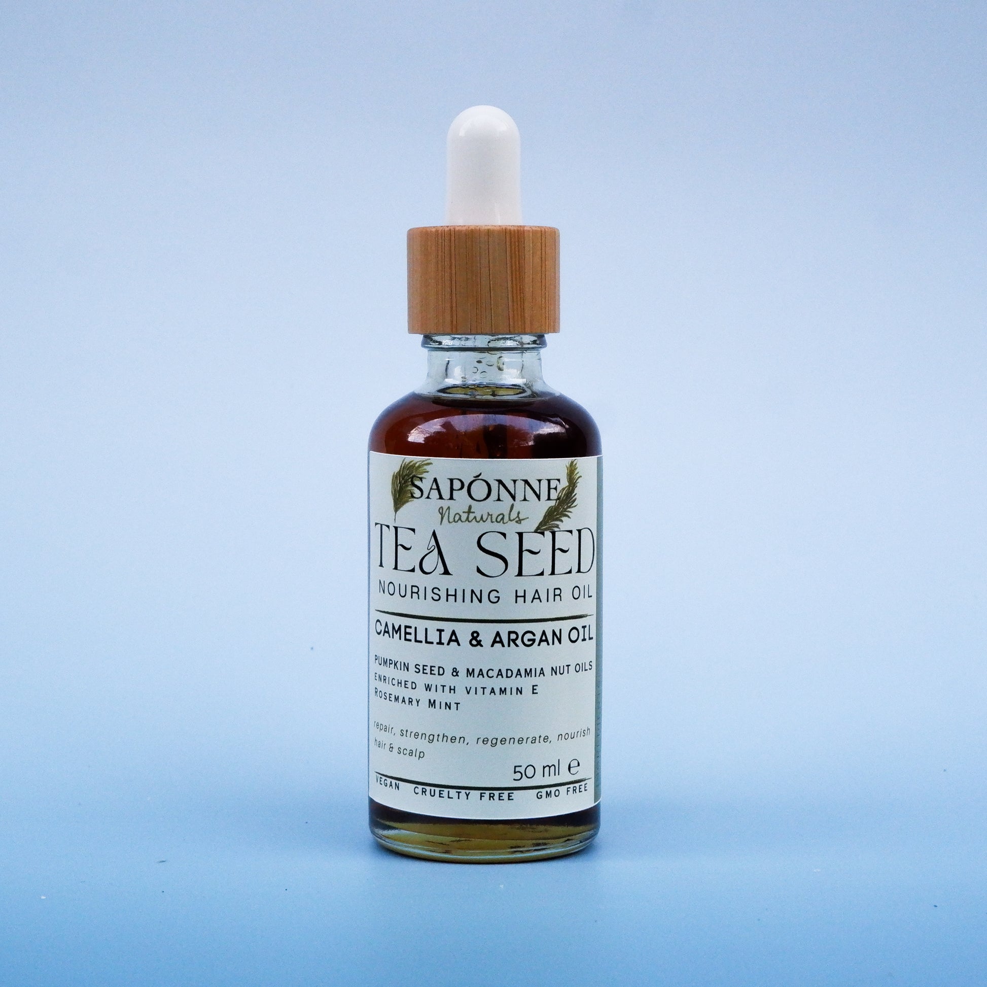 Tea Seed Nourishing Hair Oil - Sapónne Naturals