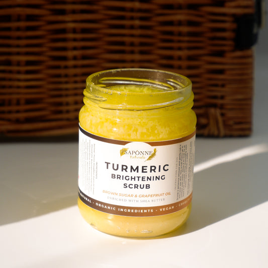 Turmeric Brightening Scrub (Natural, Vegan, & Organic)