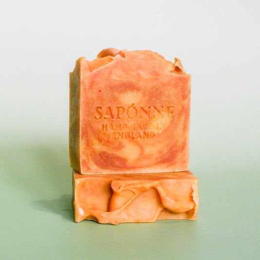 Turmeric and Carrot Brightening Soap - Sapónne Naturals