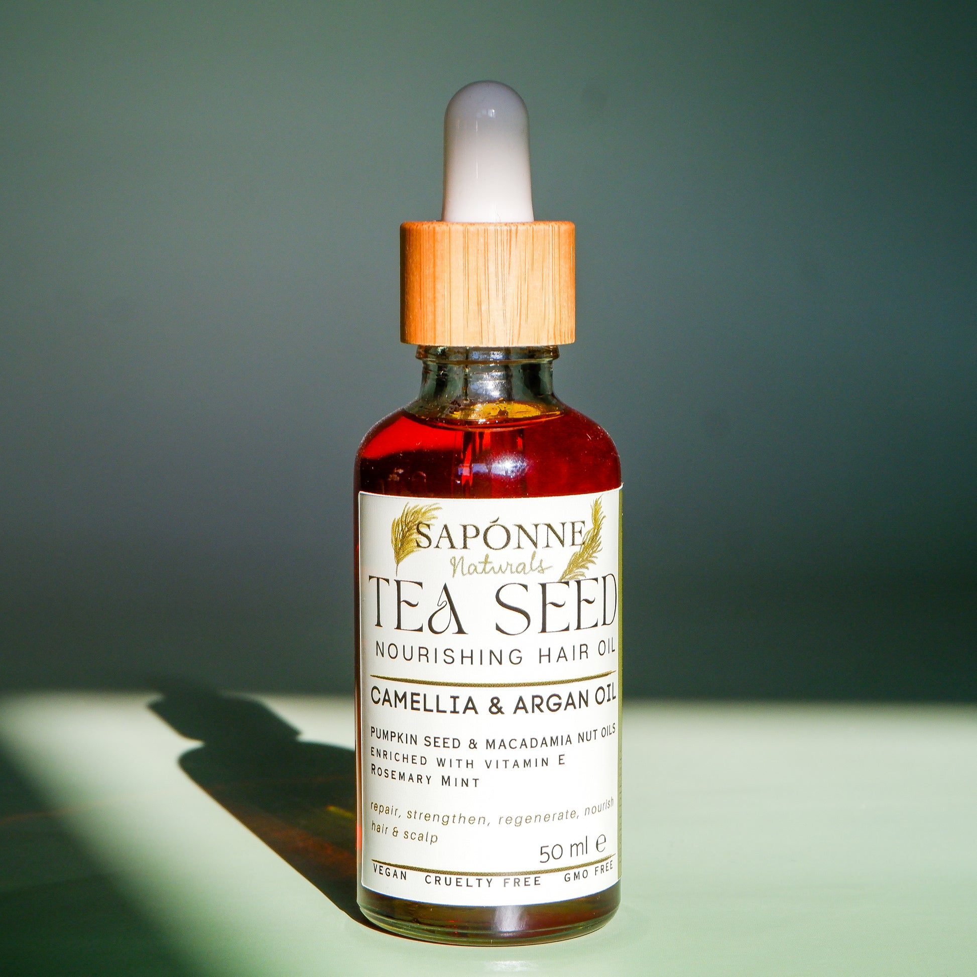 Tea Seed Nourishing Hair Oil - Sapónne Naturals