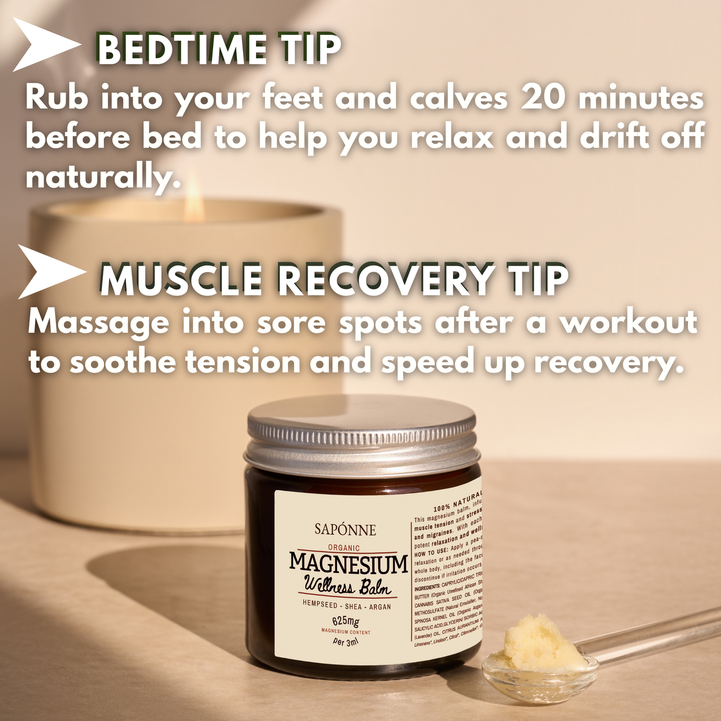 Magnesium Wellness Balm - Saponne Naturals
