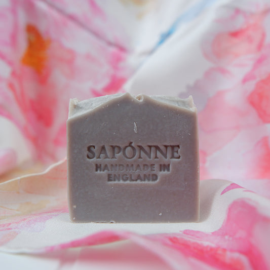 Lavender rosemary sage Alkanet root goat milk soap Sapónne Naturals