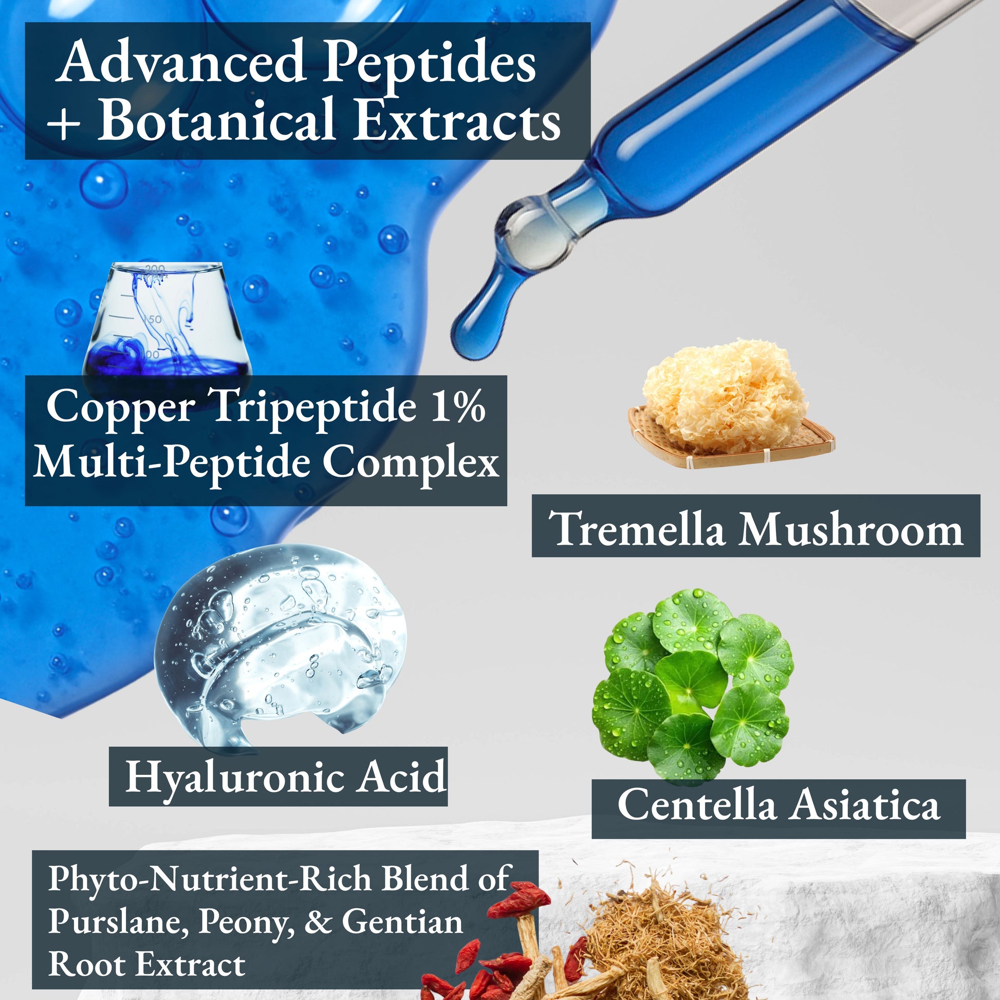 Copper peptide serum saponne naturals