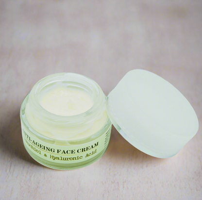 Anti - Ageing Face Cream | Hyaluronic Acid & Bakuchiol | Superfood Face Cream - Sapónne Naturals