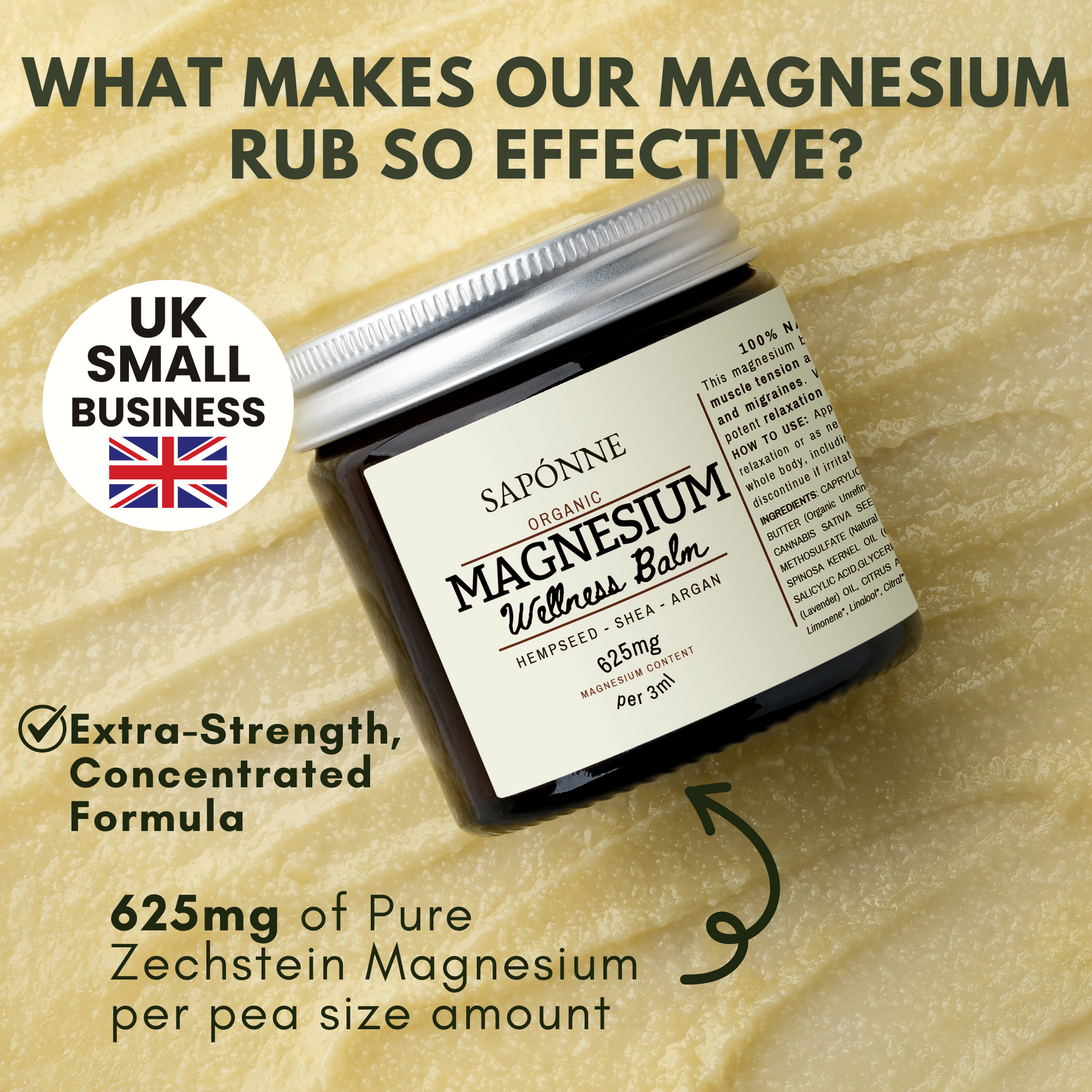 Magnesium Wellness Balm - Saponne Naturals