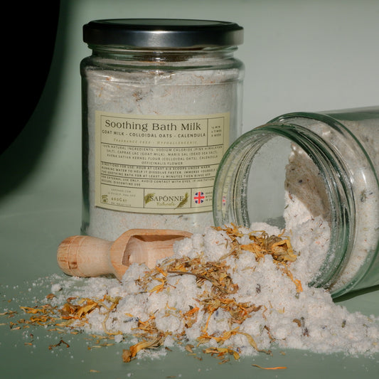 Calendula and Oats Soothing Bath Milk - Sapónne Naturals