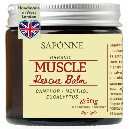 Sapónne Naturals Magnesium Balm for Muscle Recovery
