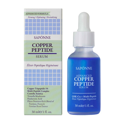 Saponne copper peptide serum for fine lines and wrinkles