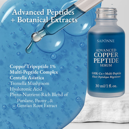 Copper Peptide Serum - Sapónne Naturals