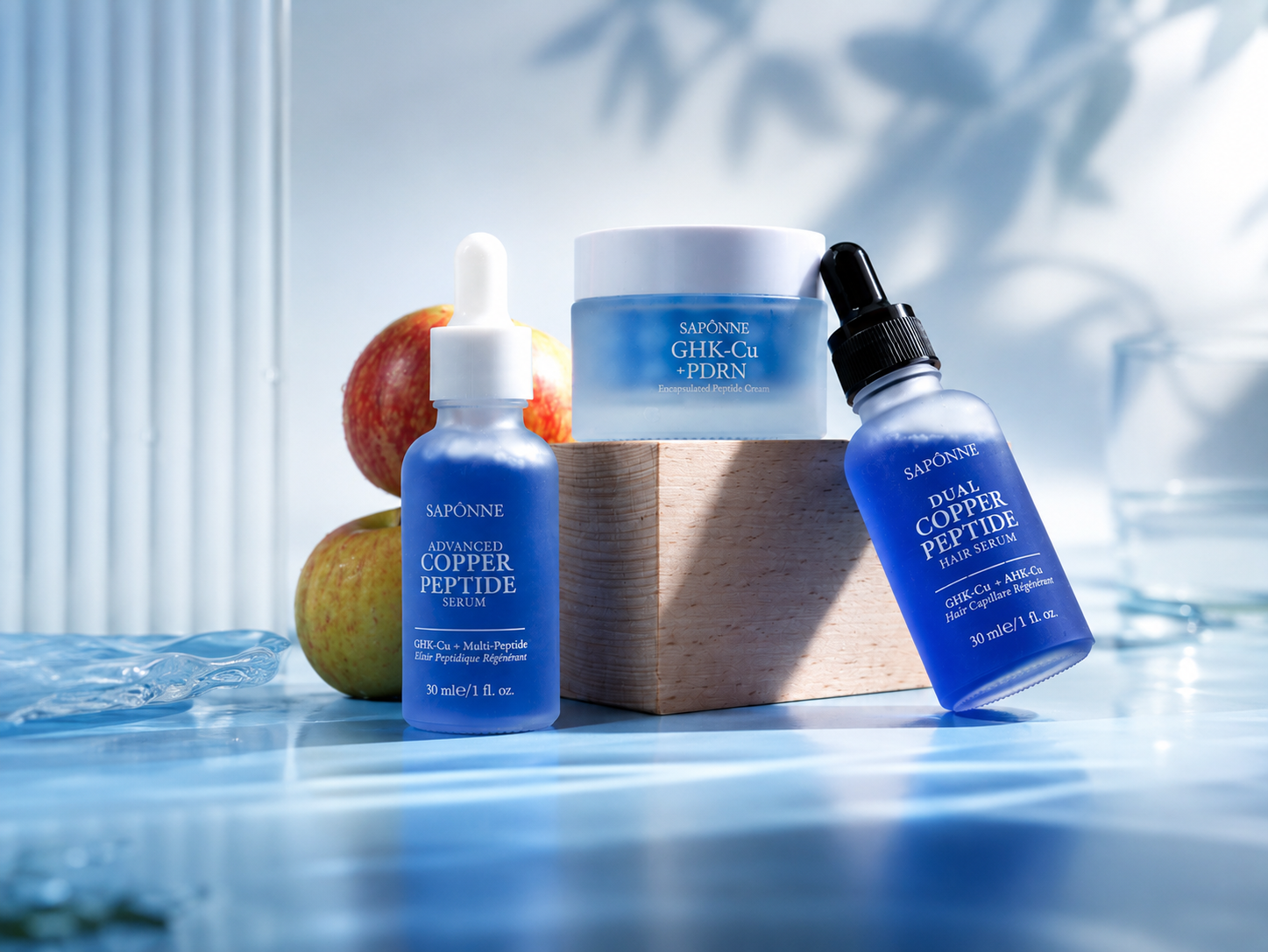ghk-cu hair serum product MOST EFFECTIVE Scalp Growth Factor 5% Copper Peptide Rosemary dye free Neurogan GHK-Cu + AHK-Cu Hair