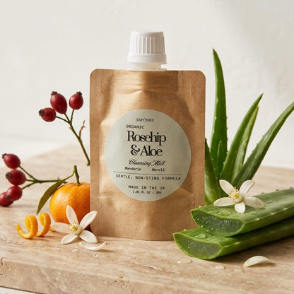 Rosehip and Aloe Cleansing Milk by Sapónne