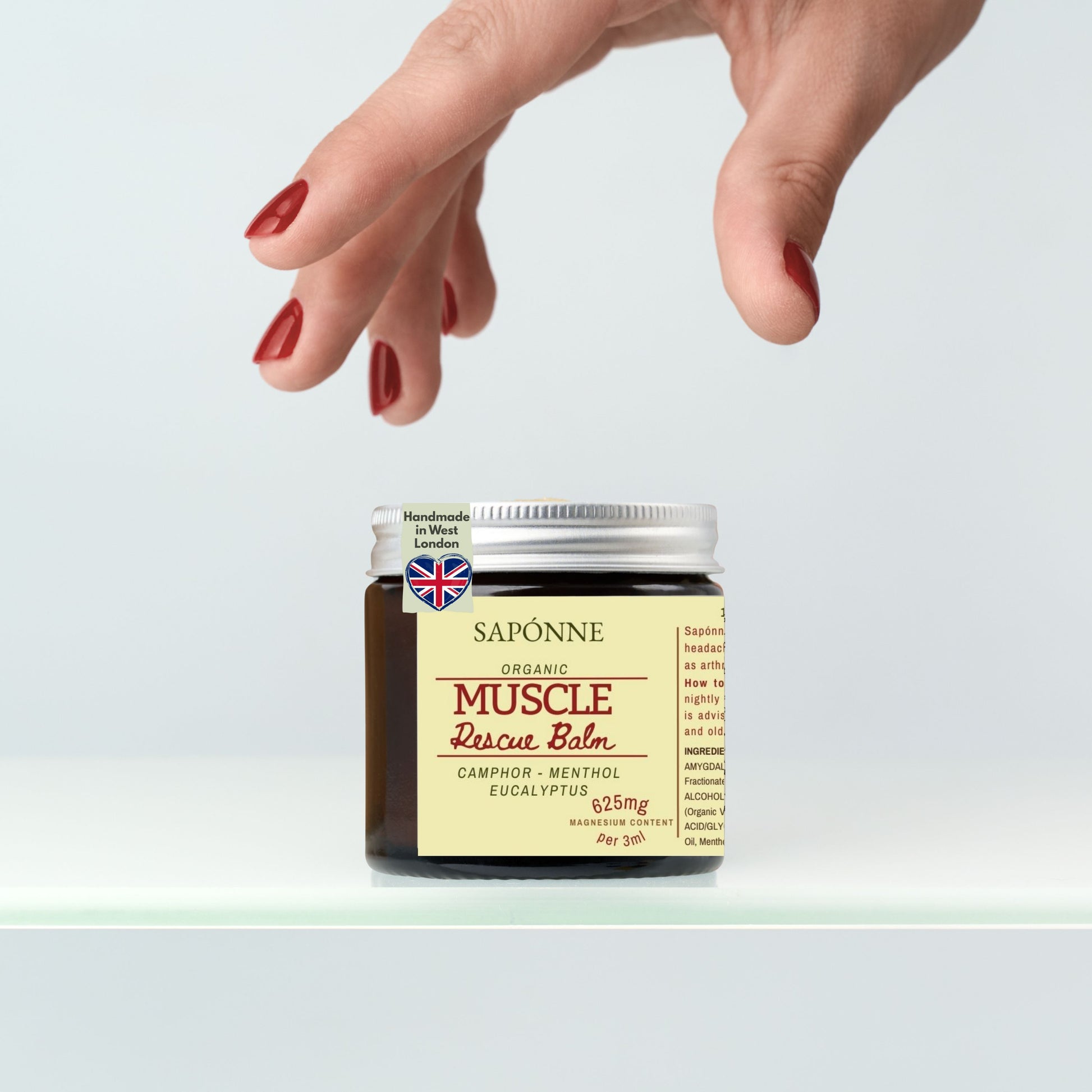 Sapónne Naturals Magnesium Balm for Muscle Recovery