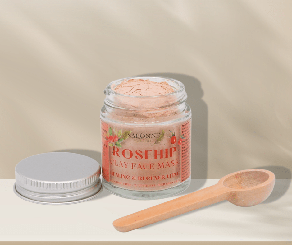 Rosehip Clay Mask - Sapónne Naturals