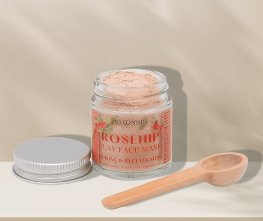 Rosehip Clay Mask - Sapónne Naturals