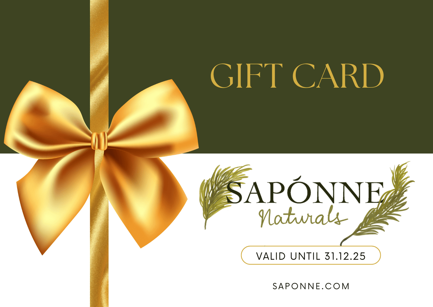 Sapónne Naturals Gift Card - Sapónne Naturals