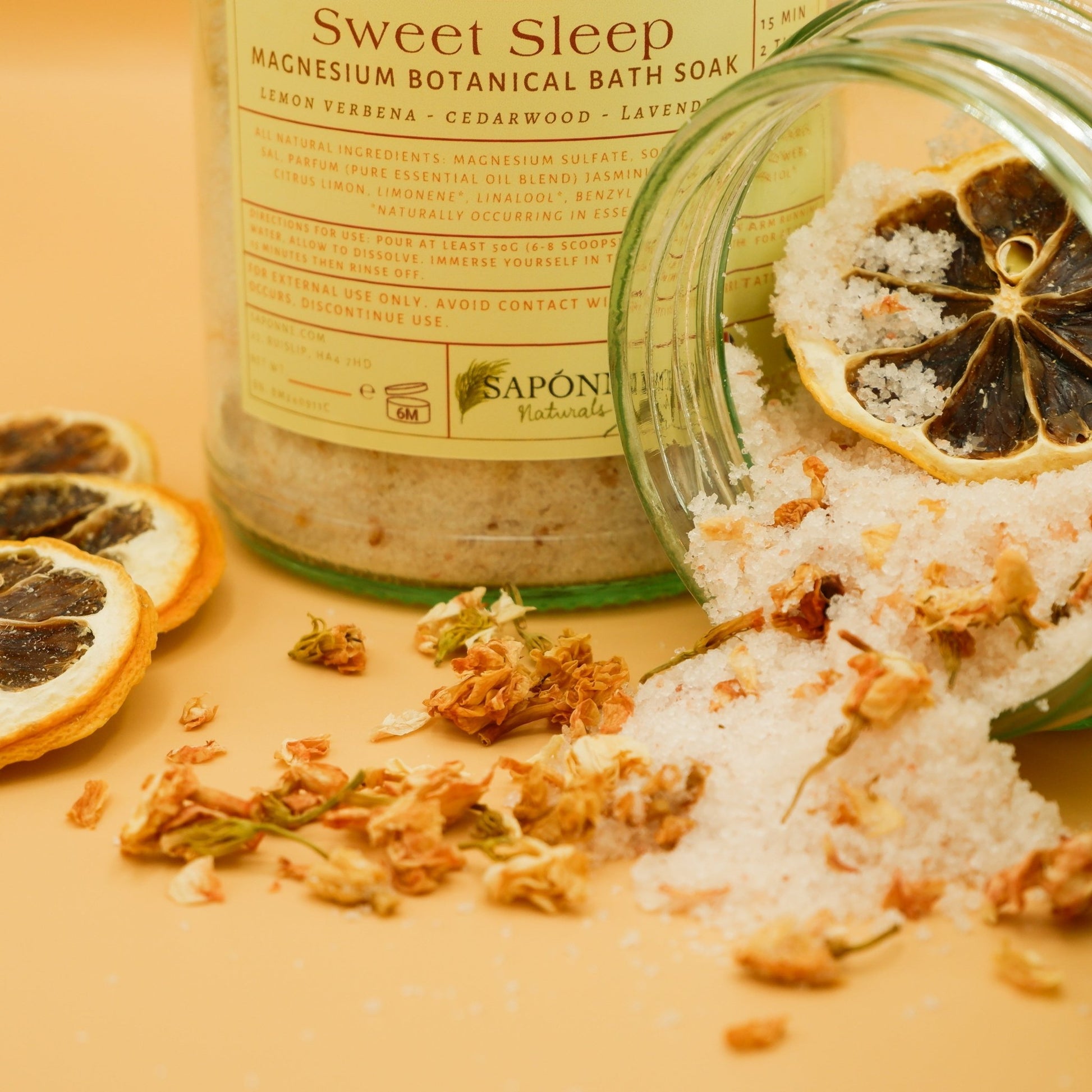 Sweet Sleep Magnesium Botanical Bath Soak - Sapónne Naturals