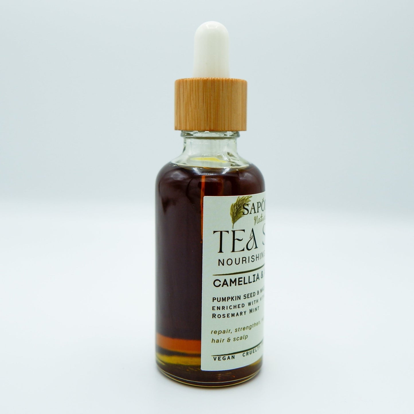 Tea Seed Nourishing Hair Oil - Sapónne Naturals