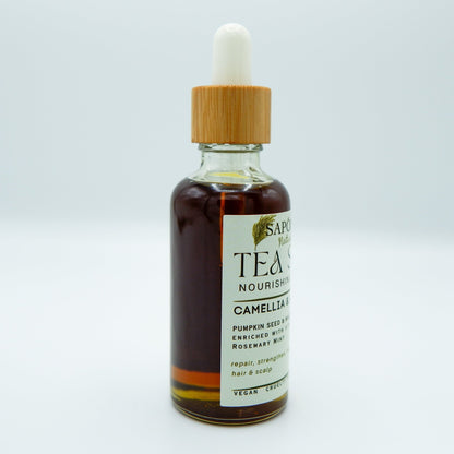 Tea Seed Nourishing Hair Oil - Sapónne Naturals