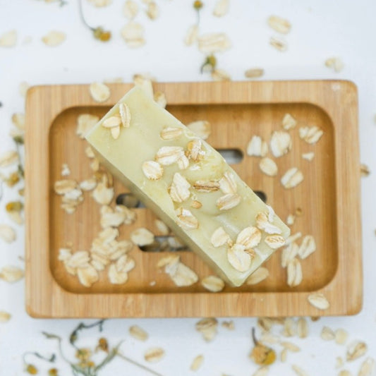 Chamomile and Oats Soap with Volcanic Clay - Sapónne Naturals