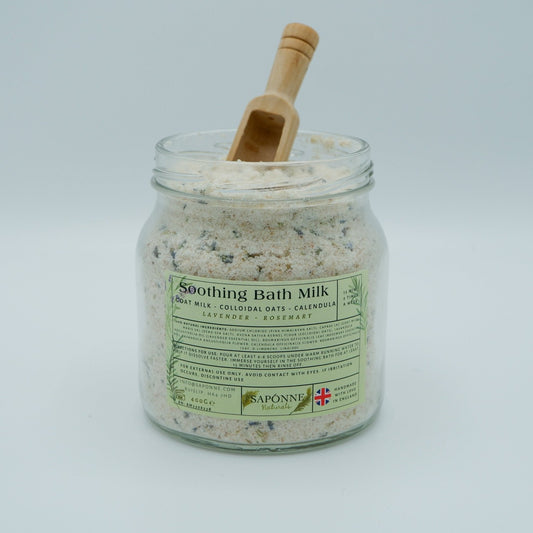 Lavender and Rosemary Soothing Bath Milk - Sapónne Naturals