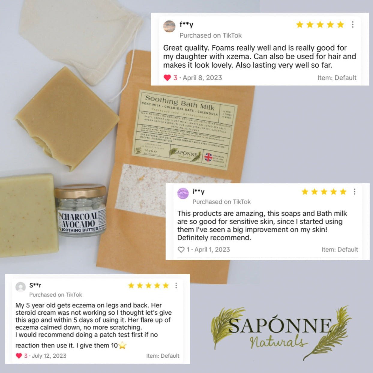 Sensitive Skincare Bundle - Sapónne Naturals